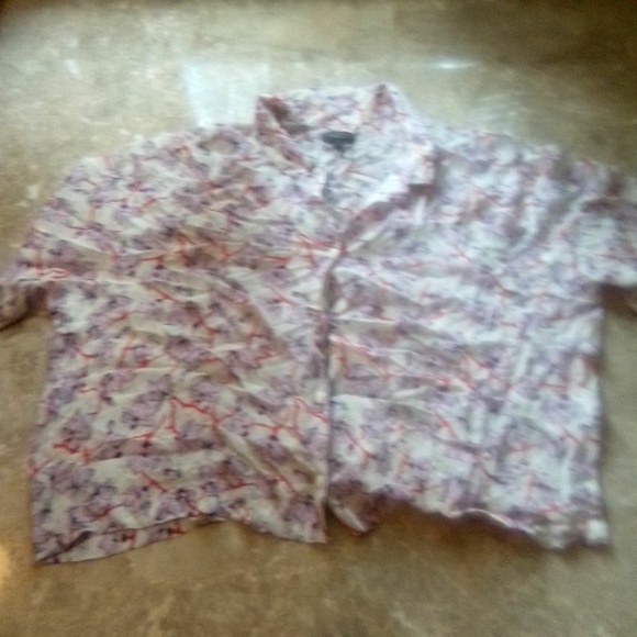 RAG & BONE VISCOSE BUTTON DOWN BLOUSE - Picture 3 of 8